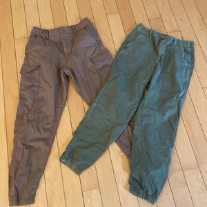 Uniqlo and Gap joggers